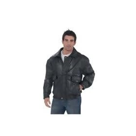 BNF GFEUCTS Napoline Roman Rock Design Genuine Leather Jacket-Small