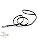 Coastal 4 foot Black 3/8 Nylon Web Lead