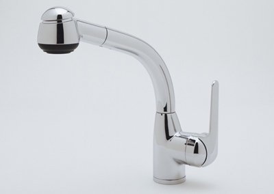 Rohl R7913SAPC, Rohl Kitchen Faucets, Country Side Lever Pull-Out Kitchen F - Polished Chrome