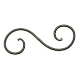 Panacea 85755 Forged S Hook, Black, 6-Inch