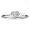 1/10 Carat Diamond 14k White Gold Heart Promise Ring