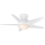 44 Casablanca Isotope Snow White Hugger Ceiling Fan by Casablanca