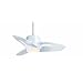 Casablanca C29G11M Starlet II Ceiling Fan, Snow White