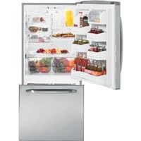 GE GDSS0KCXSS 20.2 cu. Ft. Bottom-Freezer Refrigerator - Stainless Steel