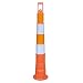 Work Area Protection CC42 Linear Low Density Polyethylene Channelizer Traffic Cone with Engineering Grade Reflective Sheeting, 6" Diameter x 42" Height