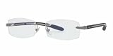 Ray Ban Eyeglasses RX8402 2502 Gunmetal/Black/Light Carbon/Demo Lens, 52mm