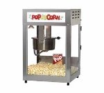 Gold Medal 2552LS 120240 - Popcorn Machine, 12/14-oz EZ Kleen Kettle, Stainless Cabinet, 120/240