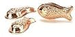 Dollhouse Miniature Set of 3 Fish Copper Molds
