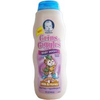 Gerber Grins & Giggles Baby Wash For Hair & Body, Milk & Honey, 15 fl oz, 3 Pack ($3.89 x 3)