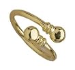 Magnetic Ring, 24K Gold Plated, Adjustable-1 Ring