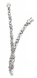 1.00 CTW Diamond Bracelet 14K White Gold