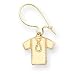 14K Indianapolis Colts Jersey Kidney Earrings