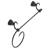 MOEN Casa Towel Bar/Ring Combo WROUGHT IRON YB9096WR