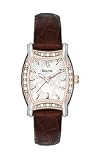 Bulova Diamond Collection Leather Strap Silver Dial Women's watch #98R137