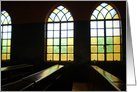 Stained Glass Windows in Nigeria, Africa Card