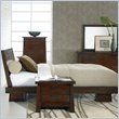 Sitcom Hida Bed and Nightstand 2 Piece Bedroom Set