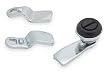 Battalion 1XPF4 Latch, Black, H 1 1/4 In