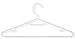 Honey-Can-Do HNG-01523 Recycled Plastic Hangers, White, 15 Count (Pack of 1)