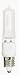 Satco S1916 120V 100-Watt T4 E11 Base Light Bulb, Frosted