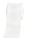 LaRibbons Double Face Satin Ribbon Roll, 3 inch Wide, White, 25 Yards