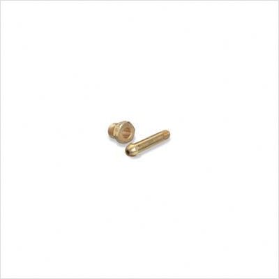 Cheap 1/4" NPT X 3 1/2" Long Male Brass Hand Tight Regulator Nipple Without O Ring CGA 500/510/580/590