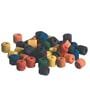 Zoo Max DUS94 Colored Wood Beads 48 piece Bird Toy .25inx.25inx.25in