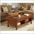 Bradley Lift Top Coffee Table (Medium Cherry Finish) (18H x 48W x 28D)