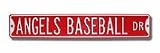 Steel Street Sign: &acute; ANGELS BASEBALL DR &acute; - B0001LSF7S