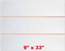 Skateboard GRIP TAPE 3 Sheets CLEAR Skateboards 9″