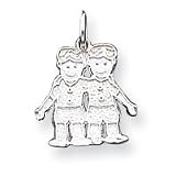 Sterling Silver Boys Charm