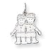 Sterling Silver Boys Charm