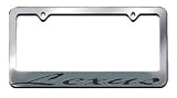 Special Promotion Lexus Script Chrome License Plate Frame with 2 free caps