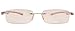 Eyekepper Blue Light Blocking Rimless Reading Glasses - Small Frameless Reader for Women with Yellow Arm +1.00