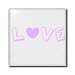 3d Love Heart Art- Inspirational Words- Affirmations - 8 Inch Glass Tile