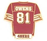 San Francisco 49ers Terrell Owens Player Pin