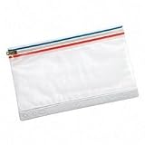 ANG51 - Zip All Ring Binder Pocket, 24 Count, 9-1/2x6, Clear