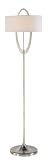Floor Lamp in Brushed Nickel