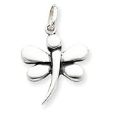 Sterling Silver Antiqued Dragonfly Pendant