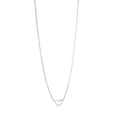 Dogeared Love Sterling Silver Heart Charm Neck