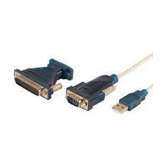 LogiLink Adapter USB 2.0 to Seriell 9+25 Pin