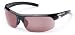 Suncloud Profile Sunglasses Black Frame with Rose Polarized Polycarbonate Lens