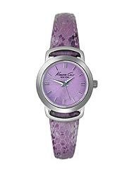 Kenneth Cole New York Snakeskin-Embossed Round Womens watch #KC2723