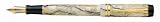 61533 Parker Duofold Pearl/Black Fountain Pen Cent F 17385-07