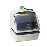 Office Products : Lathem Time 5000EP 5000E Plus Electronic Time Recorder/Document Stamp/Numbering Machine, Cool Gray