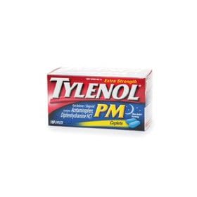Tylenol Extra Strength PM Pain Reliever & Sleep Aid, Caplets 150 ea