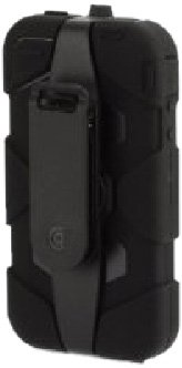 Griffin Military Duty Case and Belt Clip for iPhone 4 - 1 Pack - Retail Packaging - Black