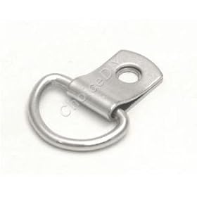 25mm Electro Brassed Small Picture D Rings (box of 100)