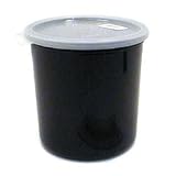 Black Crock with Lid, 1.2 Quart (11-0538)