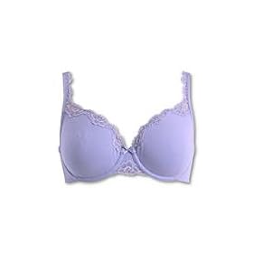 Women's Cotton Stretch Lace Non-padded Underwire Bra