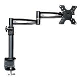 3 Way Adjustable Tilting Desk Mount Bracket for LCD(Max 33Lbs, 10~25inch)- Black